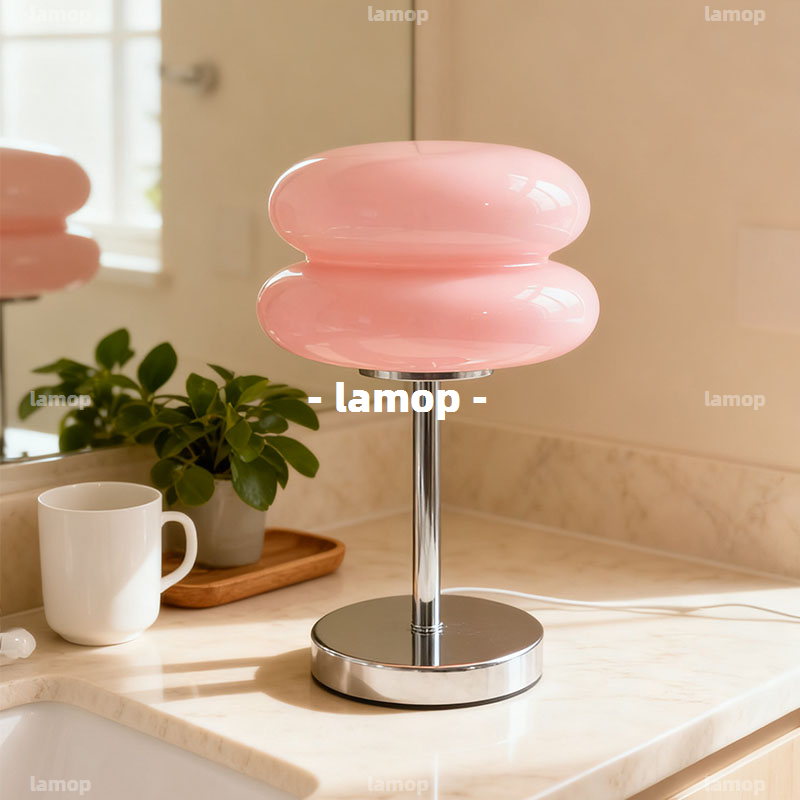 Lighting Decoration In Bedroom - Cream Retro Bedside Table Lamp Mid‑Century