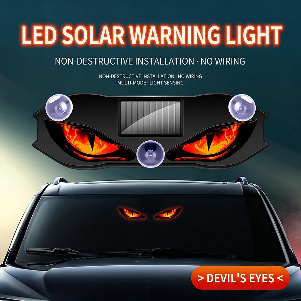 Solar Powered Devil Eye Car Wa - Lighting Decor Inc review and price