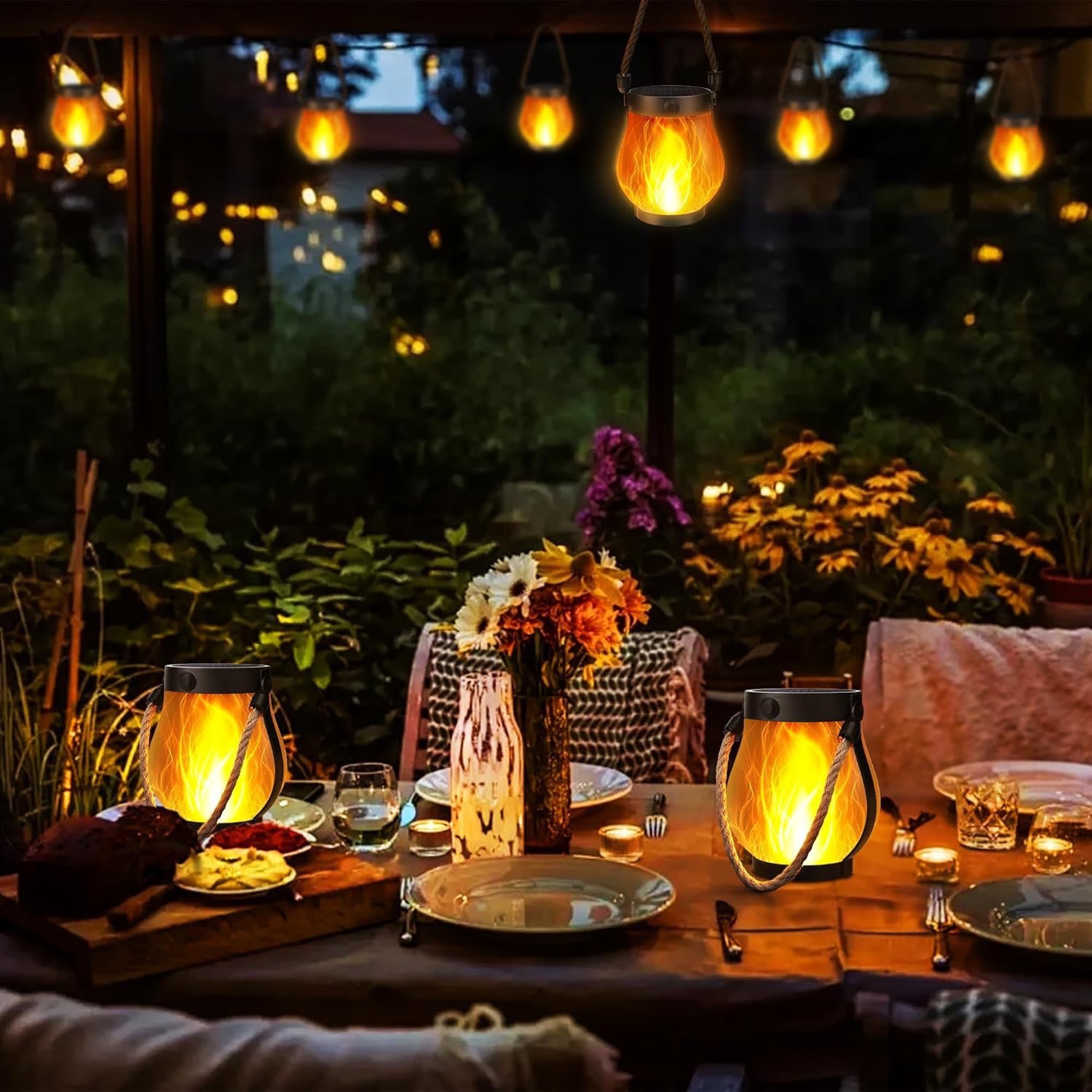 3D Flickering Solar Flame Rope - Lighting Decor Inc review and price