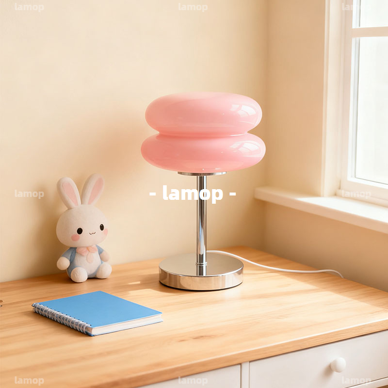 Cream Retro Bedside Table Lamp - Lighting Decoration In Bedroom review and price