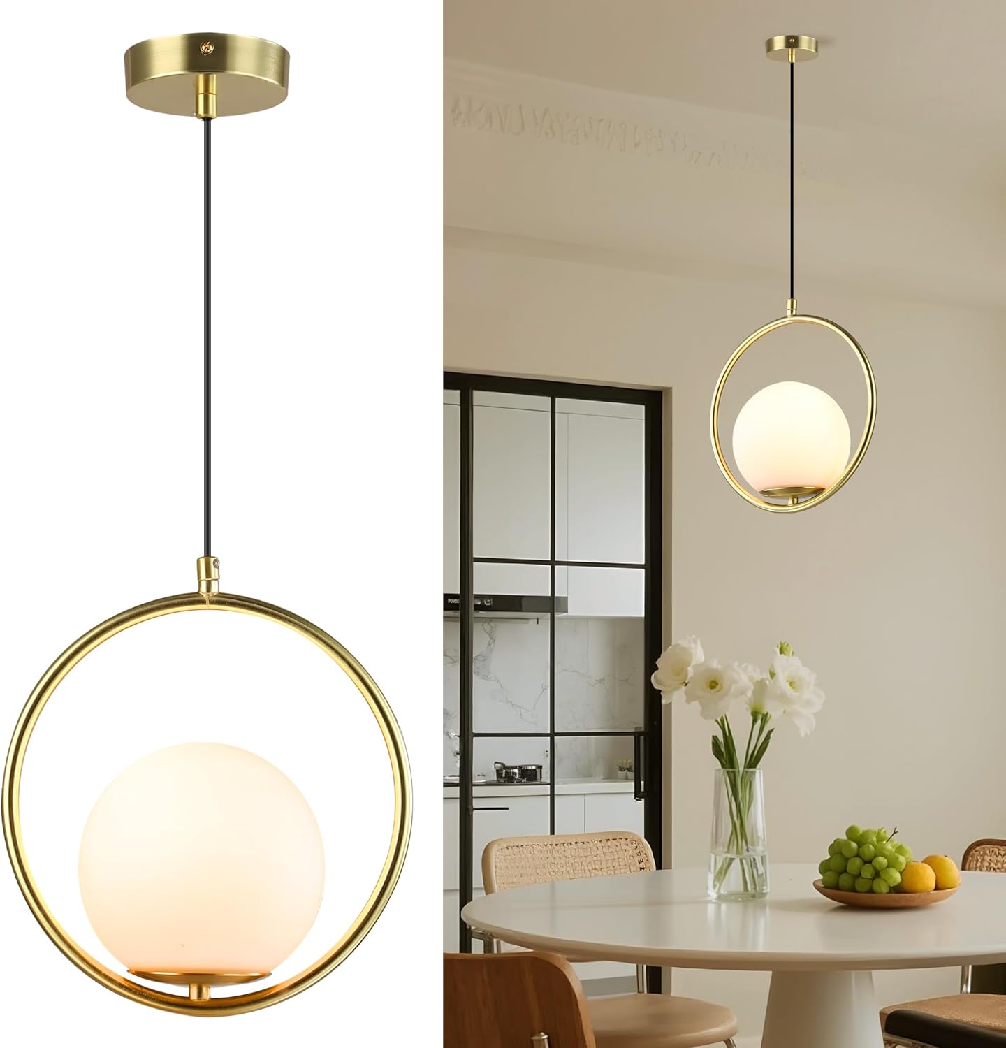 Gold PVC Lampshade Pendant Lig - Lighting Decor Store review and price
