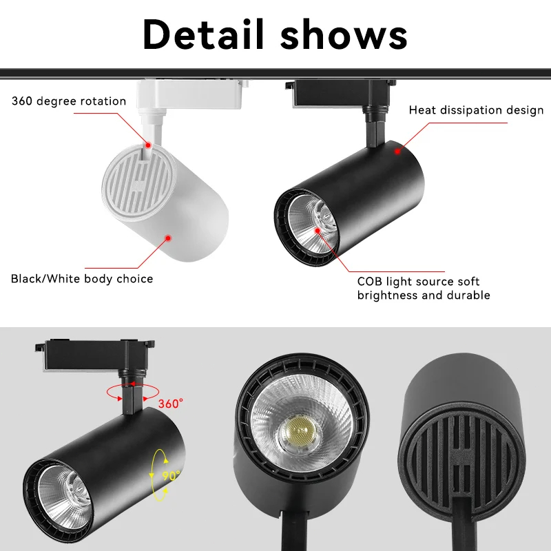 Set LED Track Light 110v 220v  - Lighting Decor Store review and price