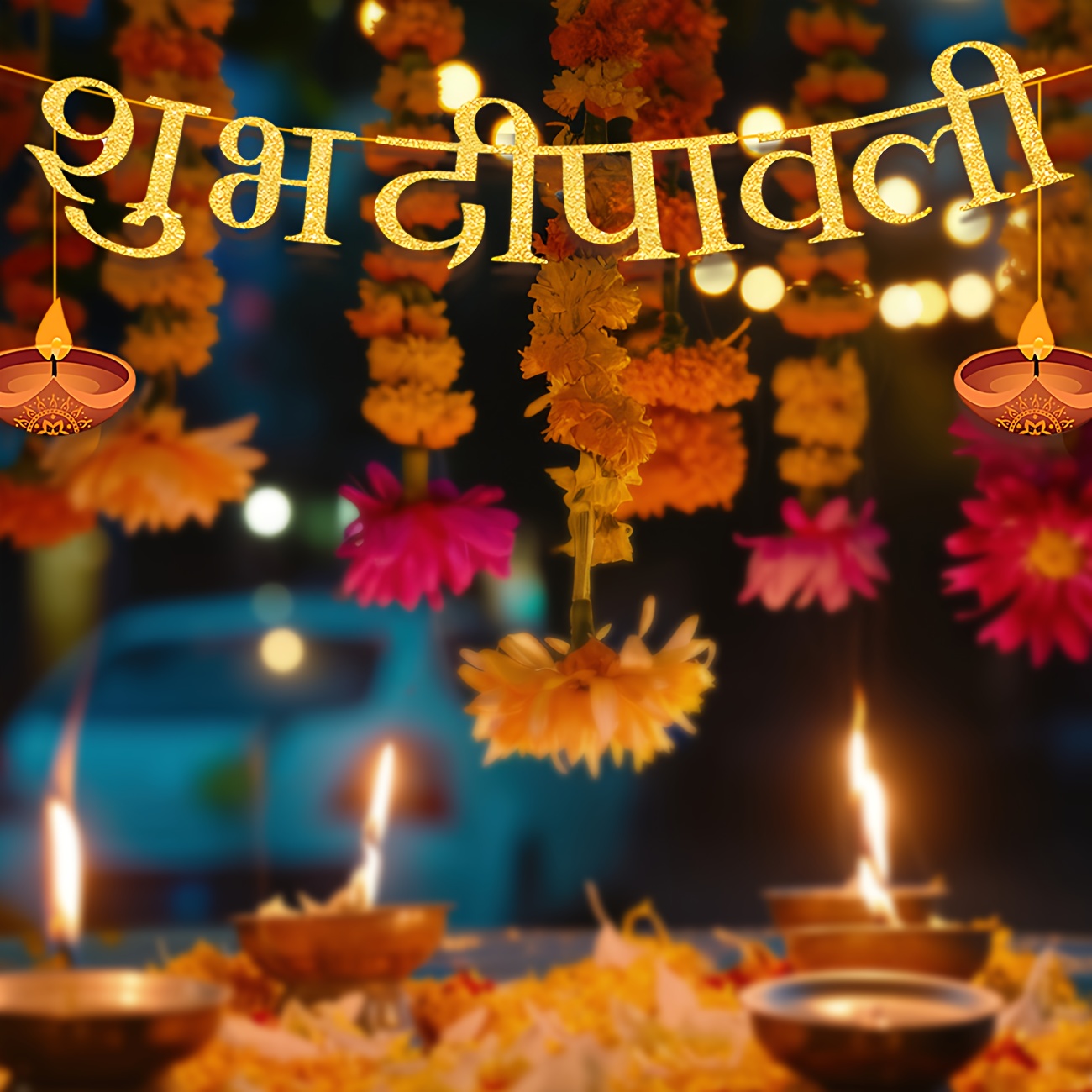 Diwali Party Decorations Happy - Lighting Decoration For Diwali review and price